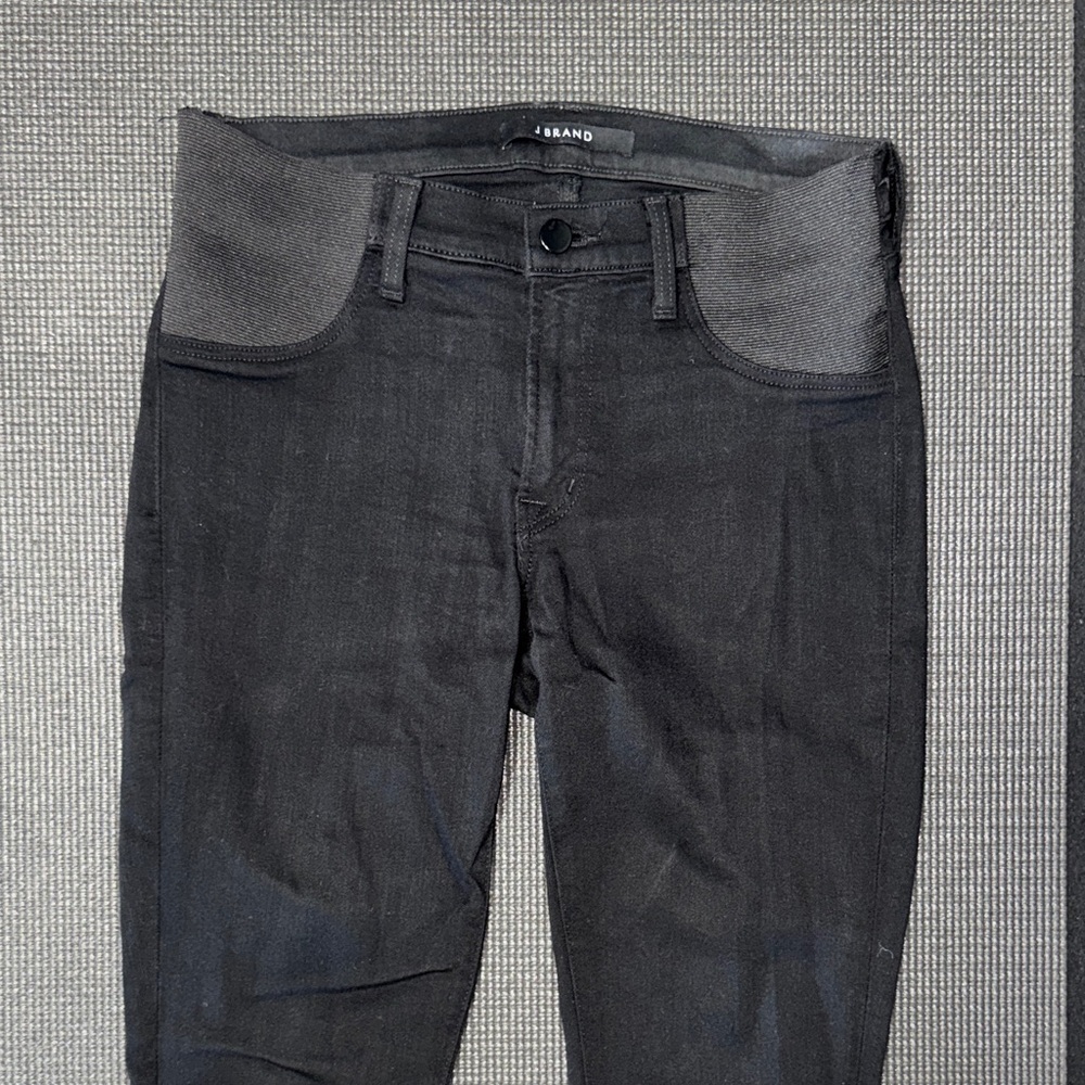 J Brand Black Maternity Jeans